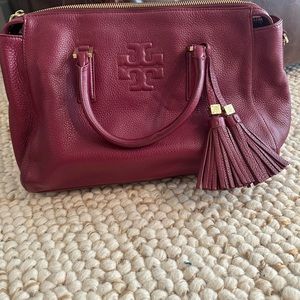 Tory Burch Burgundy Handbag